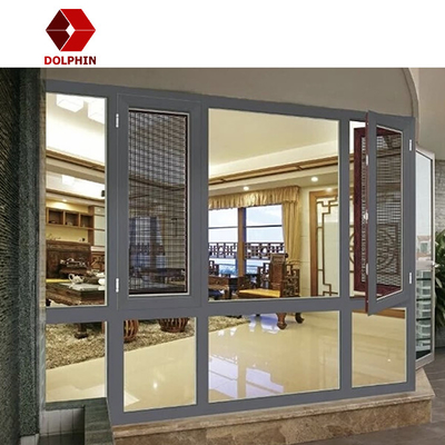 Factory direct Tilt-turn aluminum window nice modern design large window for bedroom